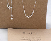 Bestie Morse Code Bracelet - Dainty 14K Gold & Silver Jewelry by Olivia Cactus