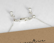 Bestie Morse Code Bracelet - Dainty 14K Gold & Silver Jewelry by Olivia Cactus