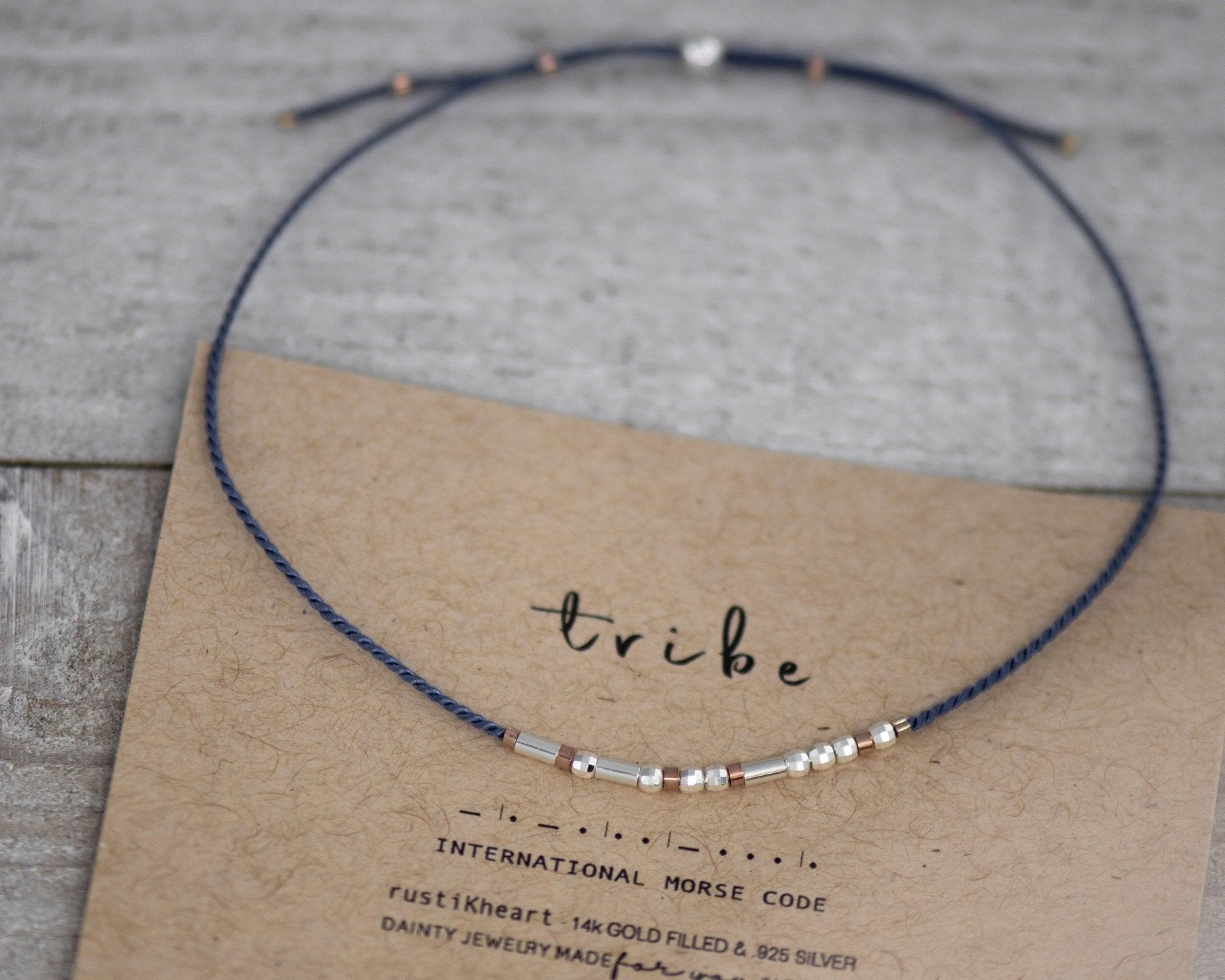 Bestie Morse Code Bracelet - Dainty 14K Gold & Silver Jewelry by Olivia Cactus