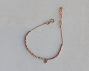 Bestie Bracelet - Rose Gold - Dainty 14K Gold & Silver Jewelry by Olivia Cactus