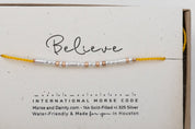 Blessed Morse Code Bracelet - Dainty 14K Gold & Silver Jewelry by Olivia Cactus