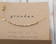 Blessed Morse Code Necklace - Dainty 14K Gold & Silver Jewelry by Olivia Cactus