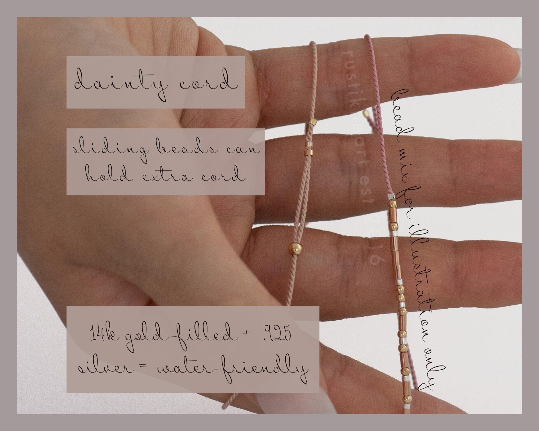 Brave Morse Code Bracelet - Dainty 14K Gold & Silver Jewelry by Olivia Cactus
