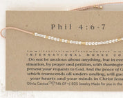 Strength Morse Code Bracelet - Dainty 14K Gold & Silver Jewelry by Olivia Cactus