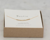 Custom Morse Code Necklace - Dainty 14K Gold & Silver Jewelry by Olivia Cactus