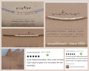 Loved Morse Code Bracelet - Dainty 14K Gold & Silver Jewelry by Olivia Cactus