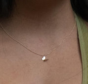 Dainty Butterfly Charm Necklace - Dainty 14K Gold & Silver Jewelry by Olivia Cactus