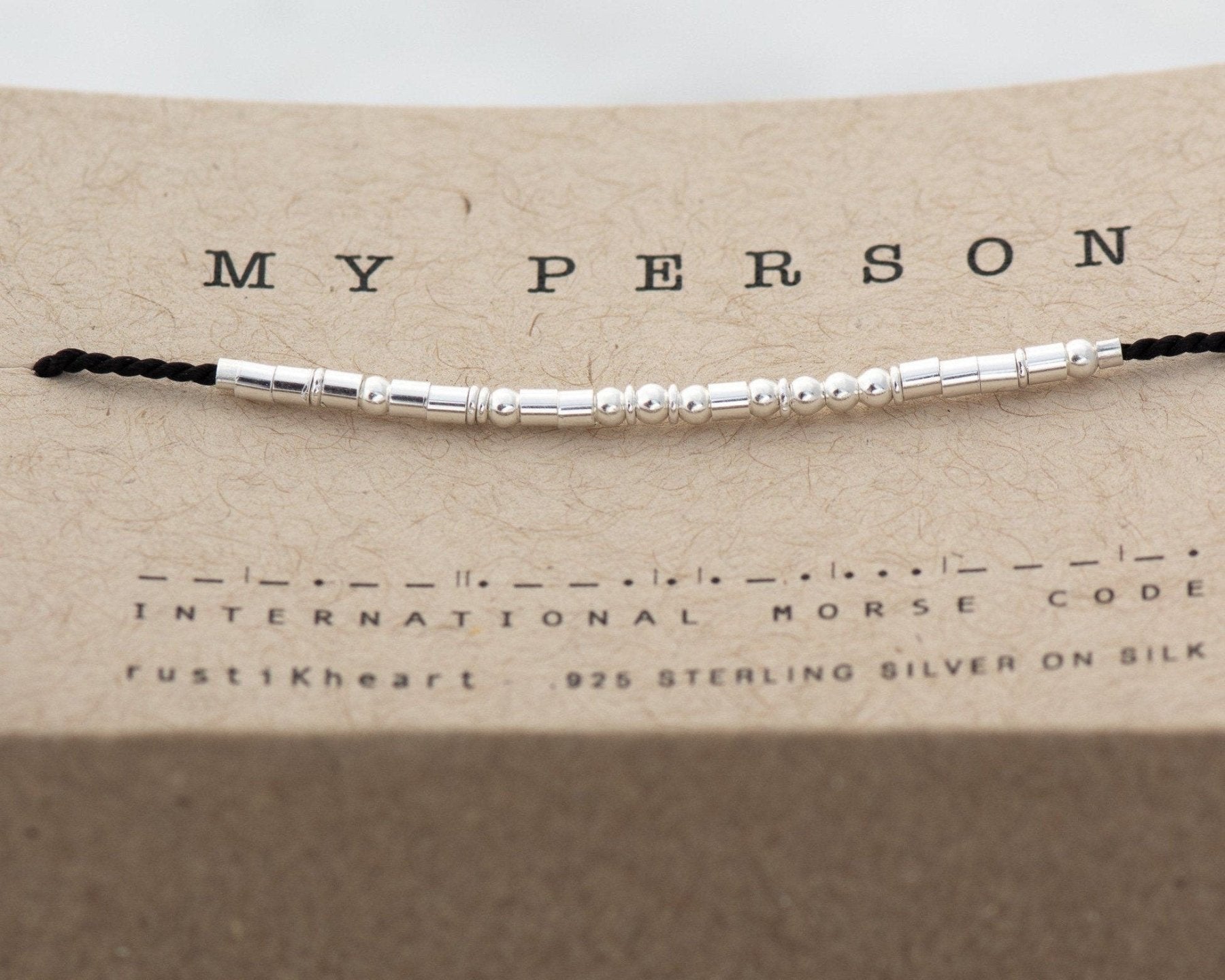 Eternity Morse Code Bracelet - Dainty 14K Gold & Silver Jewelry by Olivia Cactus