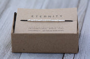 Eternity Morse Code Bracelet - Dainty 14K Gold & Silver Jewelry by Olivia Cactus