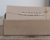 Faith Morse Code Necklace - Dainty 14K Gold & Silver Jewelry by Olivia Cactus