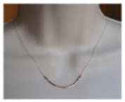 Godmother Morse Code Necklace - Dainty 14K Gold & Silver Jewelry by Olivia Cactus