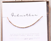 Grandma Morse Code Bracelet - Dainty 14K Gold & Silver Jewelry by Olivia Cactus