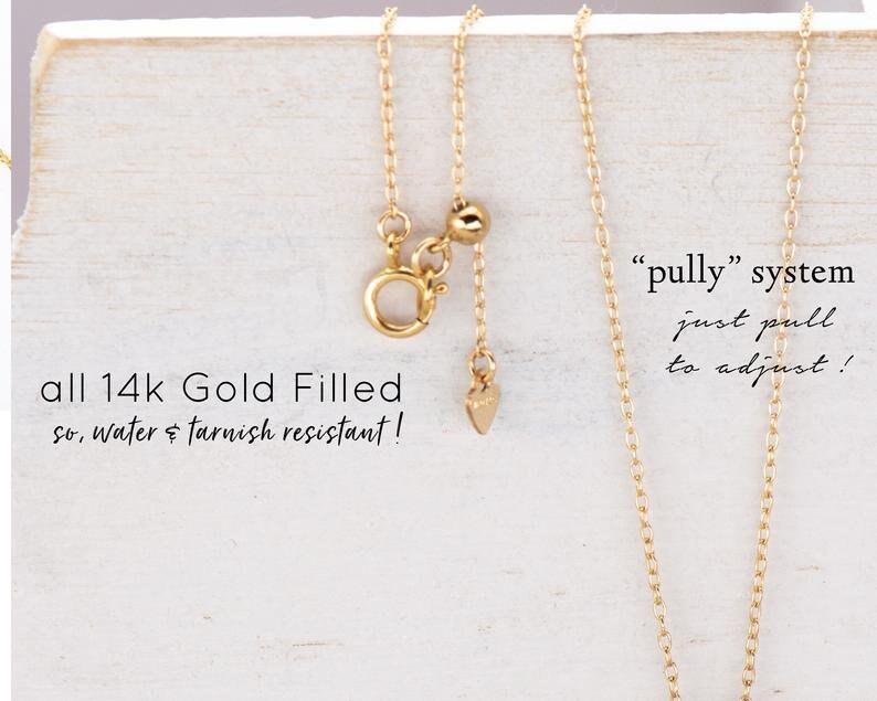 Heart and Charms Necklace - Dainty 14K Gold & Silver Jewelry by Olivia Cactus