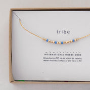 Gold Chain Morse Code Bracelet for Women. Any Word in Morse for a Custom Gift or Auntie with Pink Beads for a Fun Jewelry Gift to Friends