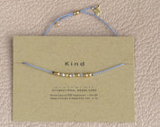 Faith Morse Code Bracelet + Cross Charm - Dainty 14K Gold & Silver Jewelry by Olivia Cactus