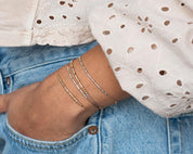 Let Them Morse Code Bracelet - Dainty 14K Gold & Silver Jewelry by Olivia Cactus