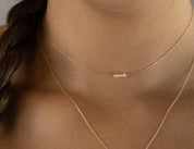 Little Pearls Dainty Gold Chain Necklace - Dainty 14K Gold & Silver Jewelry by Olivia Cactus