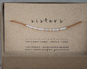 Loved Morse Code Bracelet - Dainty 14K Gold & Silver Jewelry by Olivia Cactus