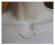 Loved Morse Code Necklace - Dainty 14K Gold & Silver Jewelry by Olivia Cactus