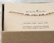 Mama Morse Code Dainty Bracelet - Dainty 14K Gold & Silver Jewelry by Olivia Cactus
