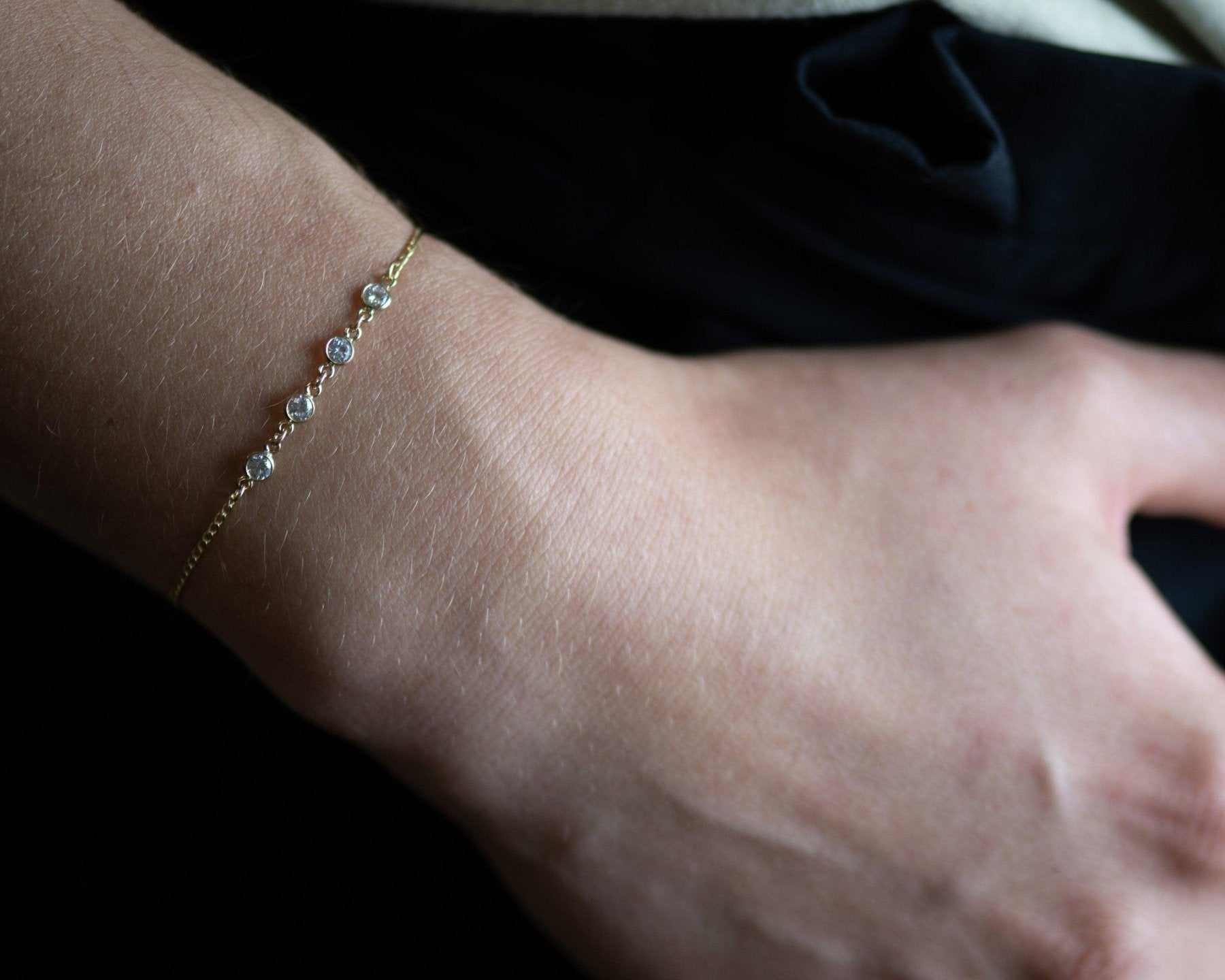 Mommy of Bracelet - Dainty 14K Gold & Silver Jewelry by Olivia Cactus