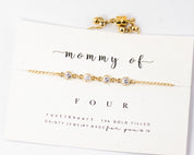 Mommy of Bracelet - Dainty 14K Gold & Silver Jewelry by Olivia Cactus