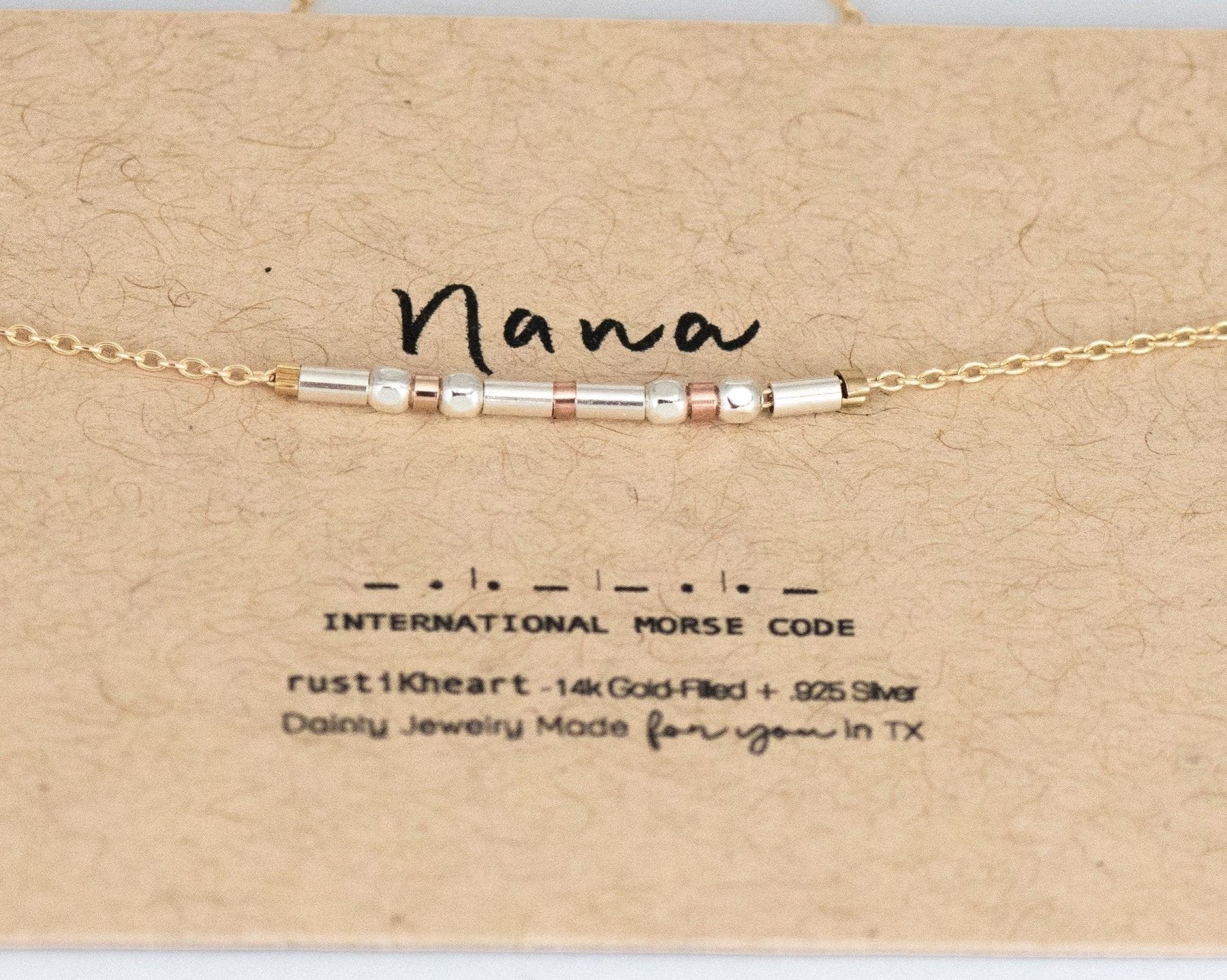 Nana Bracelet - Amy - Dainty 14K Gold & Silver Jewelry by Olivia Cactus
