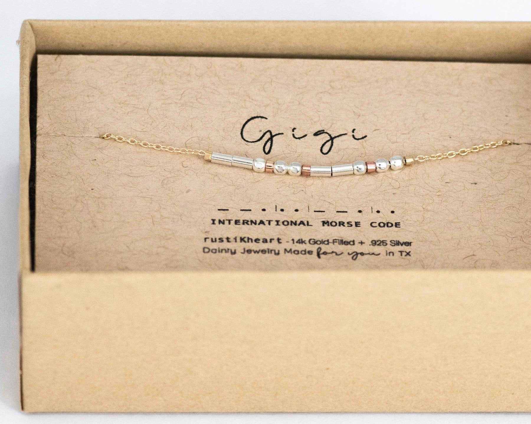Nana Bracelet - Amy - Dainty 14K Gold & Silver Jewelry by Olivia Cactus