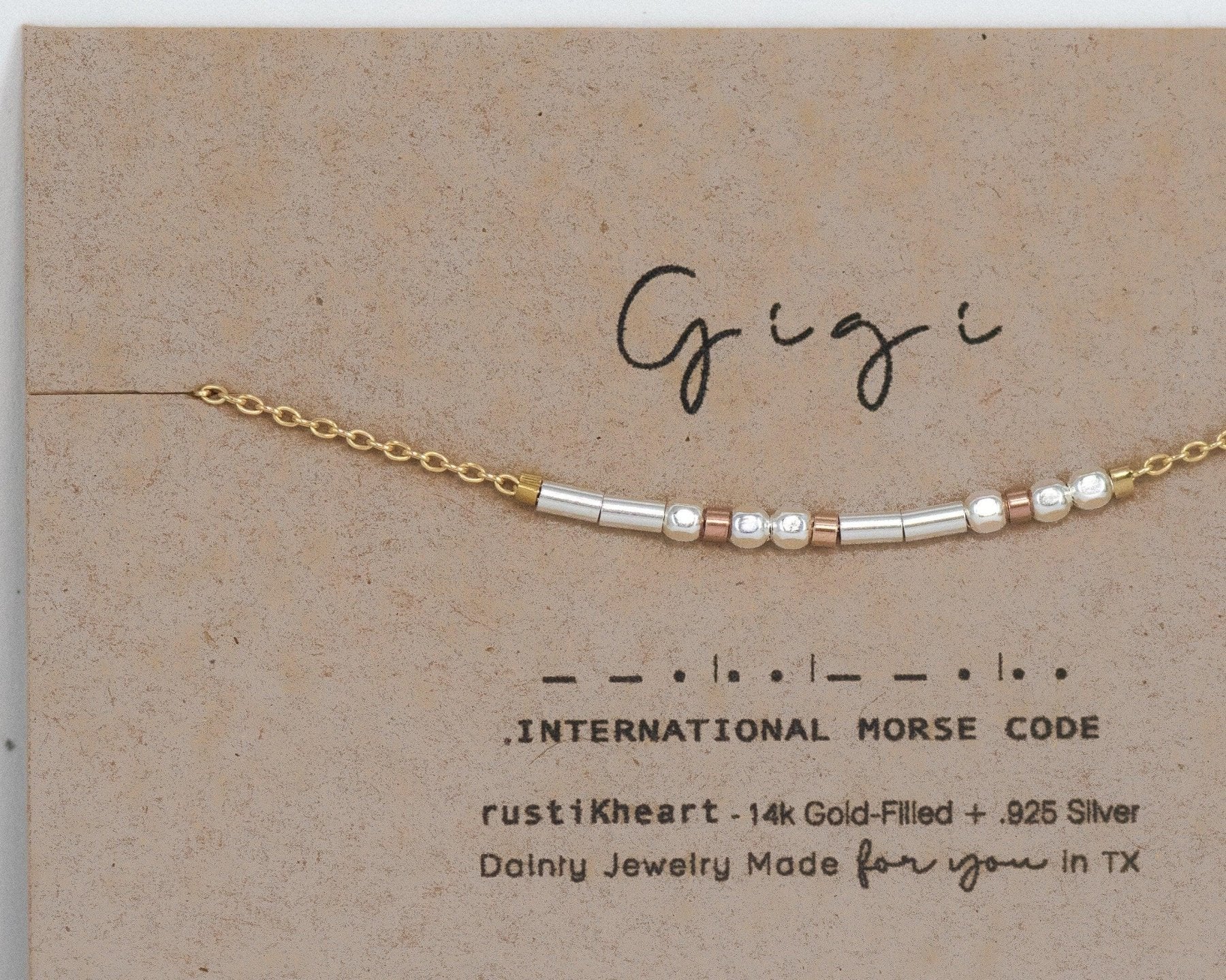 Nana Bracelet - Amy - Dainty 14K Gold & Silver Jewelry by Olivia Cactus