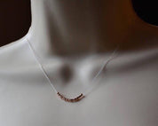 Nana Morse Code Necklace - Dainty 14K Gold & Silver Jewelry by Olivia Cactus