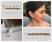 Nana Morse Code Necklace - Dainty 14K Gold & Silver Jewelry by Olivia Cactus