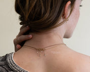 Nasreen Necklace - Gold - Dainty 14K Gold & Silver Jewelry by Olivia Cactus