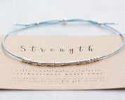 Ohana Morse Code Bracelet - Dainty 14K Gold & Silver Jewelry by Olivia Cactus