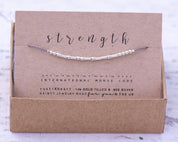 Ohana Morse Code Bracelet - Dainty 14K Gold & Silver Jewelry by Olivia Cactus