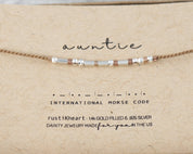 Ride Or Die Morse Code Bracelet - Dainty 14K Gold & Silver Jewelry by Olivia Cactus