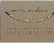Ride Or Die Morse Code Bracelet - Dainty 14K Gold & Silver Jewelry by Olivia Cactus