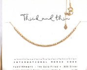 Ride Or Die Morse Code Necklace - Dainty 14K Gold & Silver Jewelry by Olivia Cactus