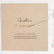 Loved Morse Code Necklace - Dainty 14K Gold & Silver Jewelry by Olivia Cactus