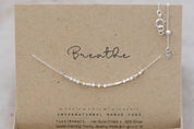 Loved Morse Code Necklace - Dainty 14K Gold & Silver Jewelry by Olivia Cactus