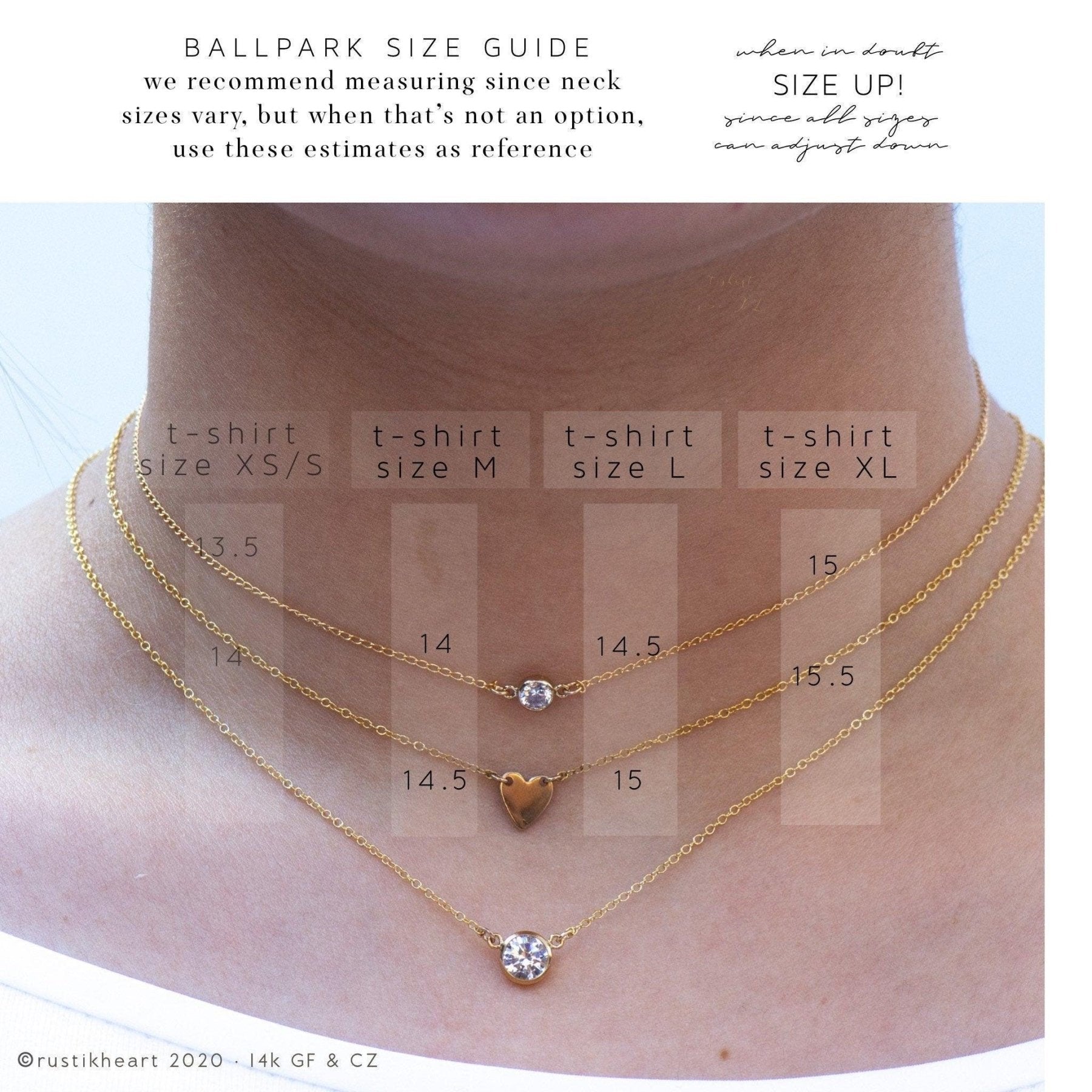 Solitaire Diamond Cut CZ Charm Dainty Layering Choker to Stack and Layer 14k Gold Filled rk81 - Dainty 14K Gold & Silver Jewelry by Olivia Cactus