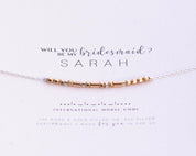 My Person Morse Code Necklace - Dainty 14K Gold & Silver Jewelry by Olivia Cactus