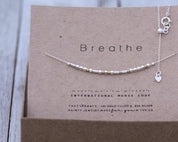 Strength Morse Code Necklace - Dainty 14K Gold & Silver Jewelry by Olivia Cactus
