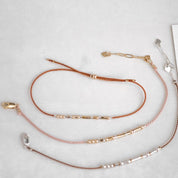 Strong Morse Code Bracelet - Dainty 14K Gold & Silver Jewelry by Olivia Cactus
