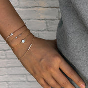 Team Bracelet - Dainty 14K Gold & Silver Jewelry by Olivia Cactus