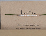 Tribe Morse Bracelet - Dainty 14K Gold & Silver Jewelry by Olivia Cactus