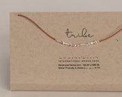 Tribe Morse Code Bracelet - Dainty 14K Gold & Silver Jewelry by Olivia Cactus