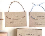 Warrior Morse Code Bracelet - Dainty 14K Gold & Silver Jewelry by Olivia Cactus