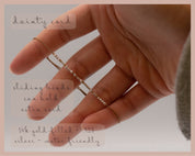 1 Peter 4:8 - 10 Bible Morse Code Bracelet - Dainty 14K Gold & Silver Jewelry by Olivia Cactus