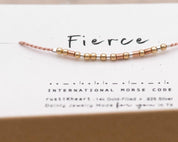 3 Metals, Thin Short Morse and Dainty Jewelry by Olivia Cactus