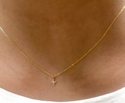 Dainty 14k Gold Filled Cross Necklace